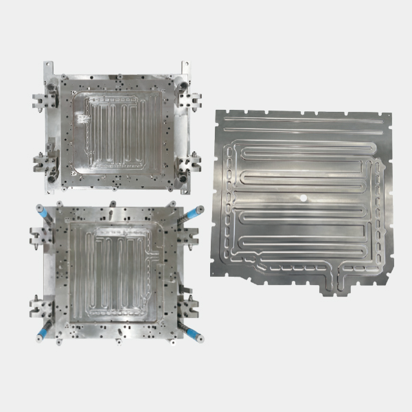 BATTERY COOLER FLOW PLATE ENGINEERING DIE